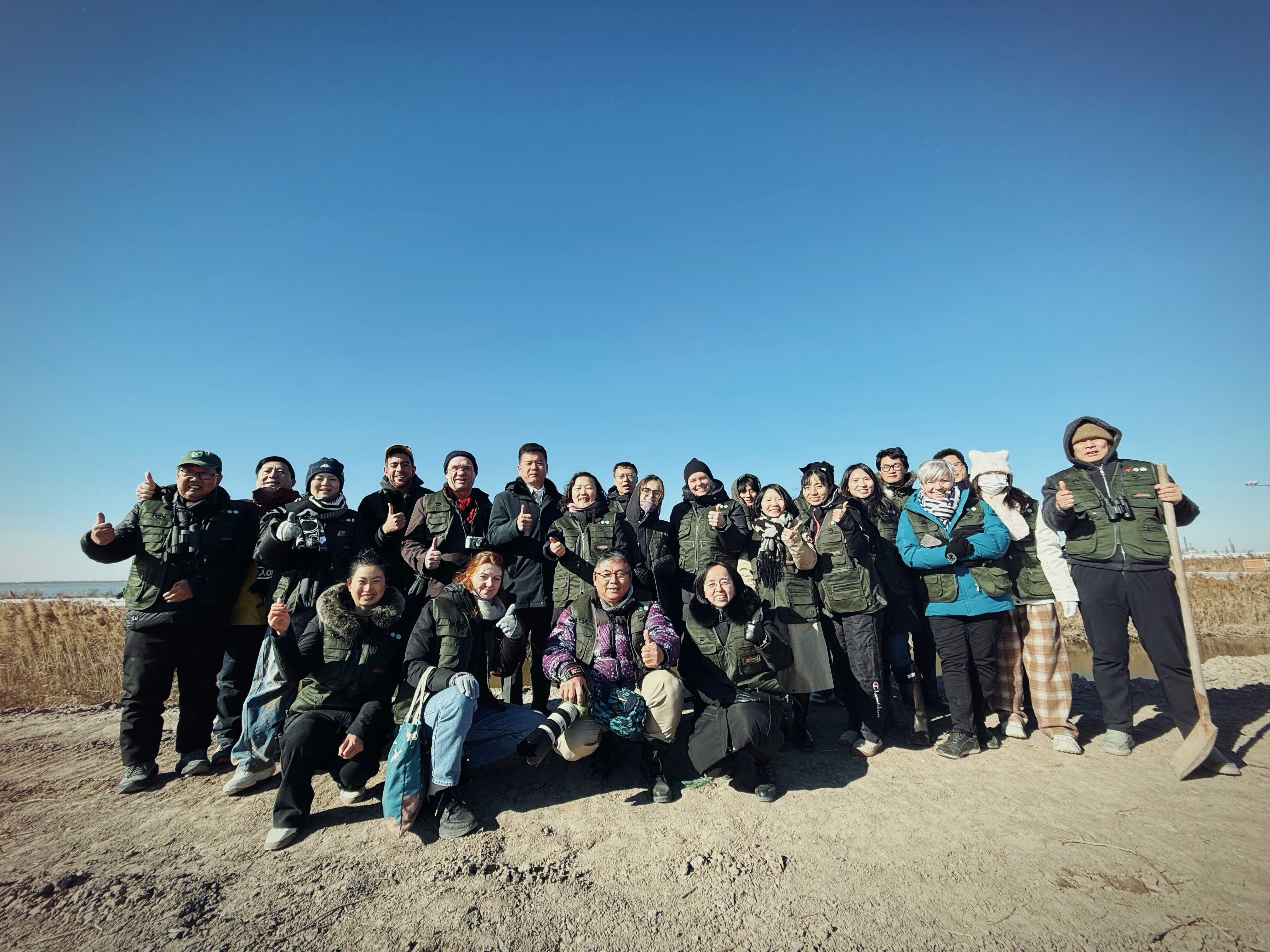 “美丽天津 绿动中法—北大港湿地生态行”活动成功举办