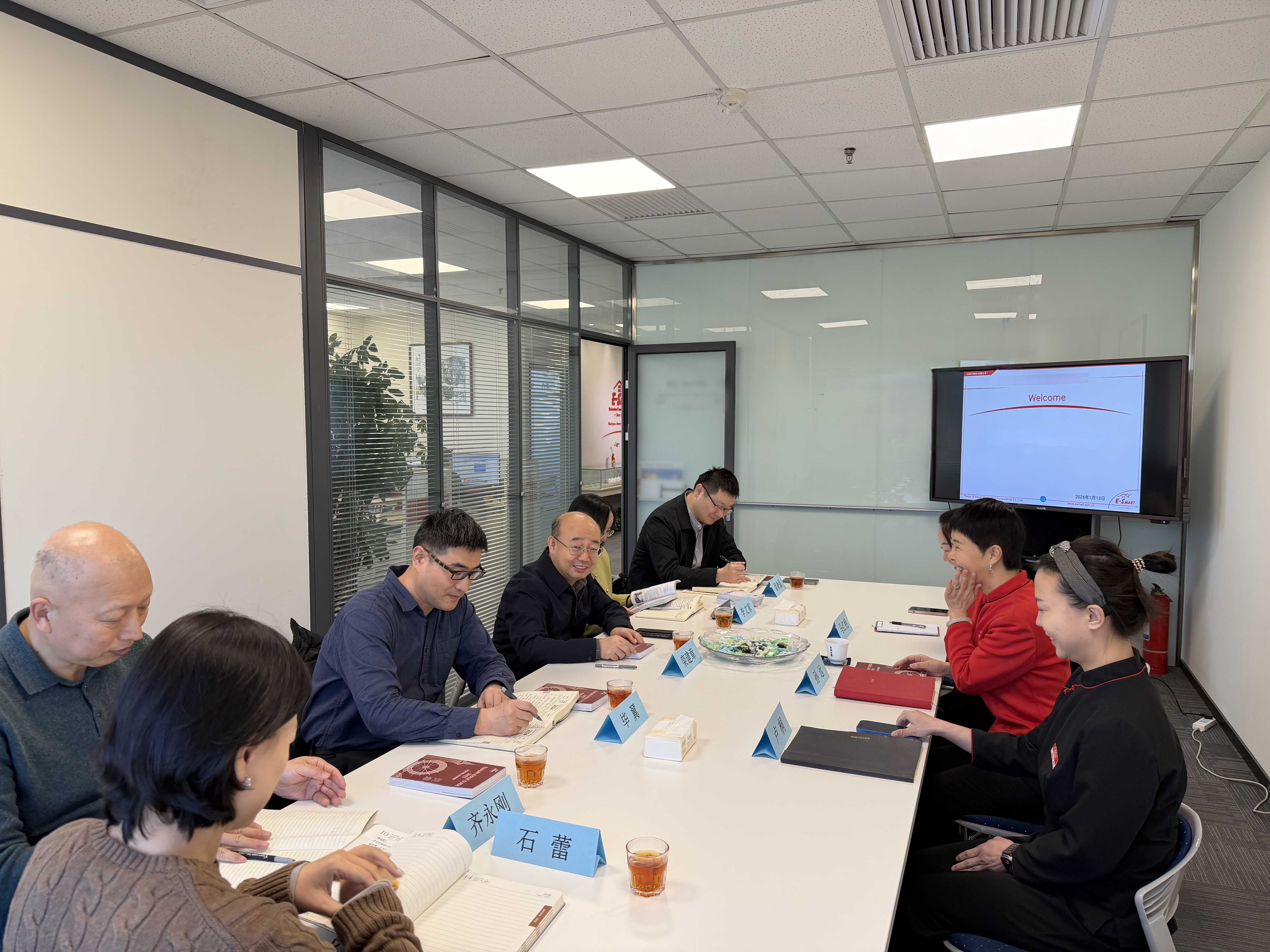 栾建章主任赴伊斯玛特公司走访调研